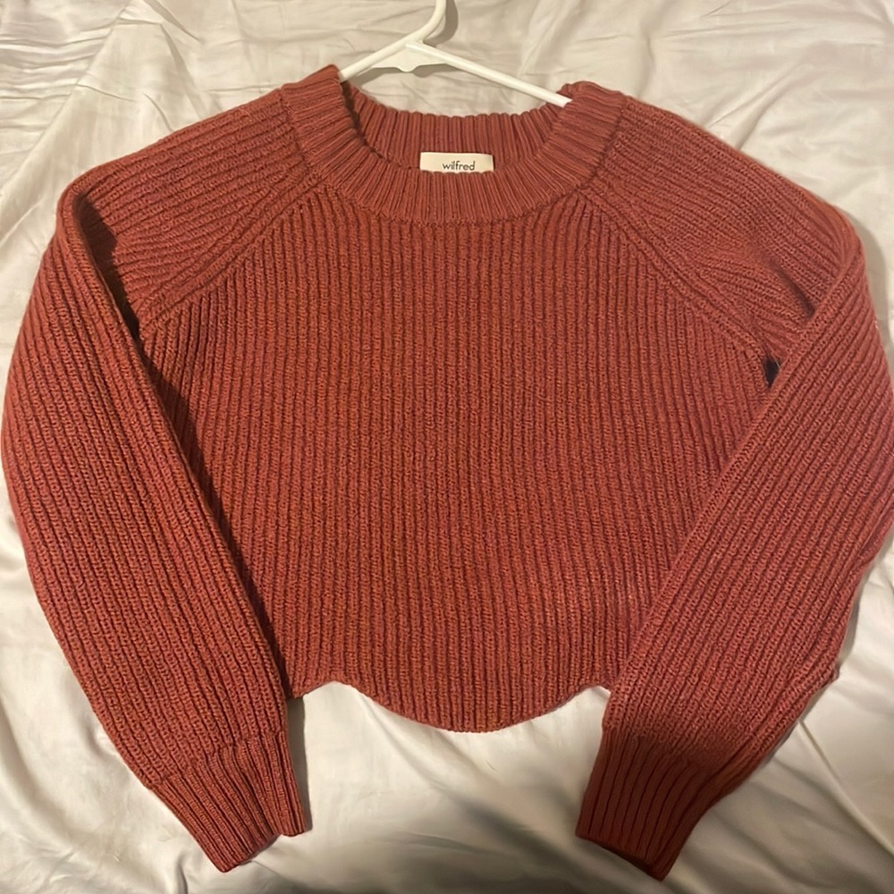 Aritzia/Wilfred cropped sweater